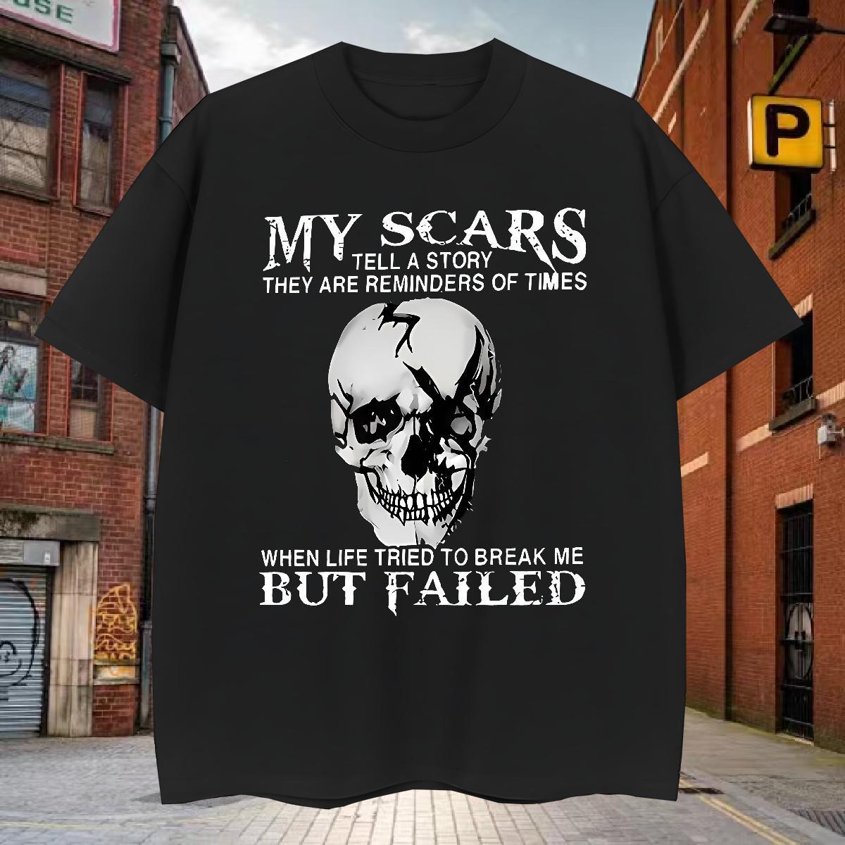 Brand T Shirt For Man 230g Pure Cotton skull Sport Custom Big Size Breathable Short Sleeve Mens Tshirts Fashion Designer Tops Shirt