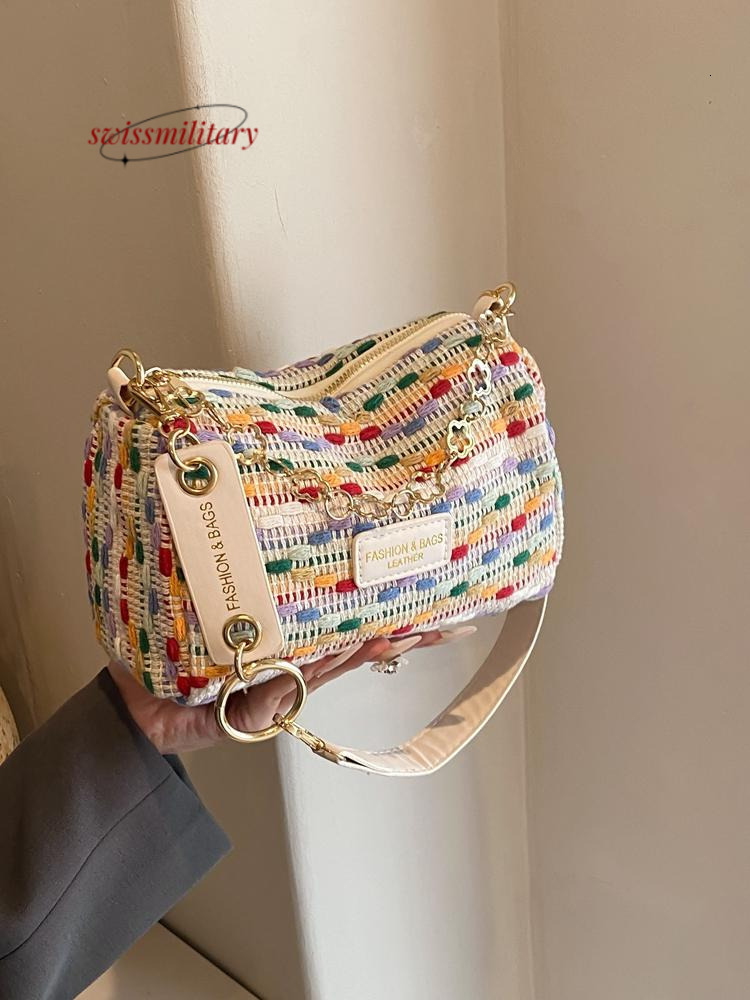 Swissmilitary 2025 Trendy Colorful Crossbody Bags Women Simple Casual Zipper Pillow Bag Summer Versatile Travel Handbags #48