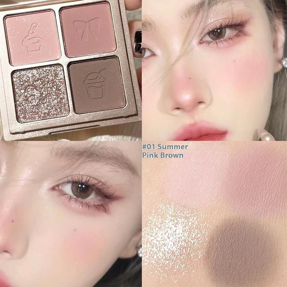 Versatile Art Value Cub Knight Eyeshadow Set - Natural Earth Tones with Fine Flash Effect