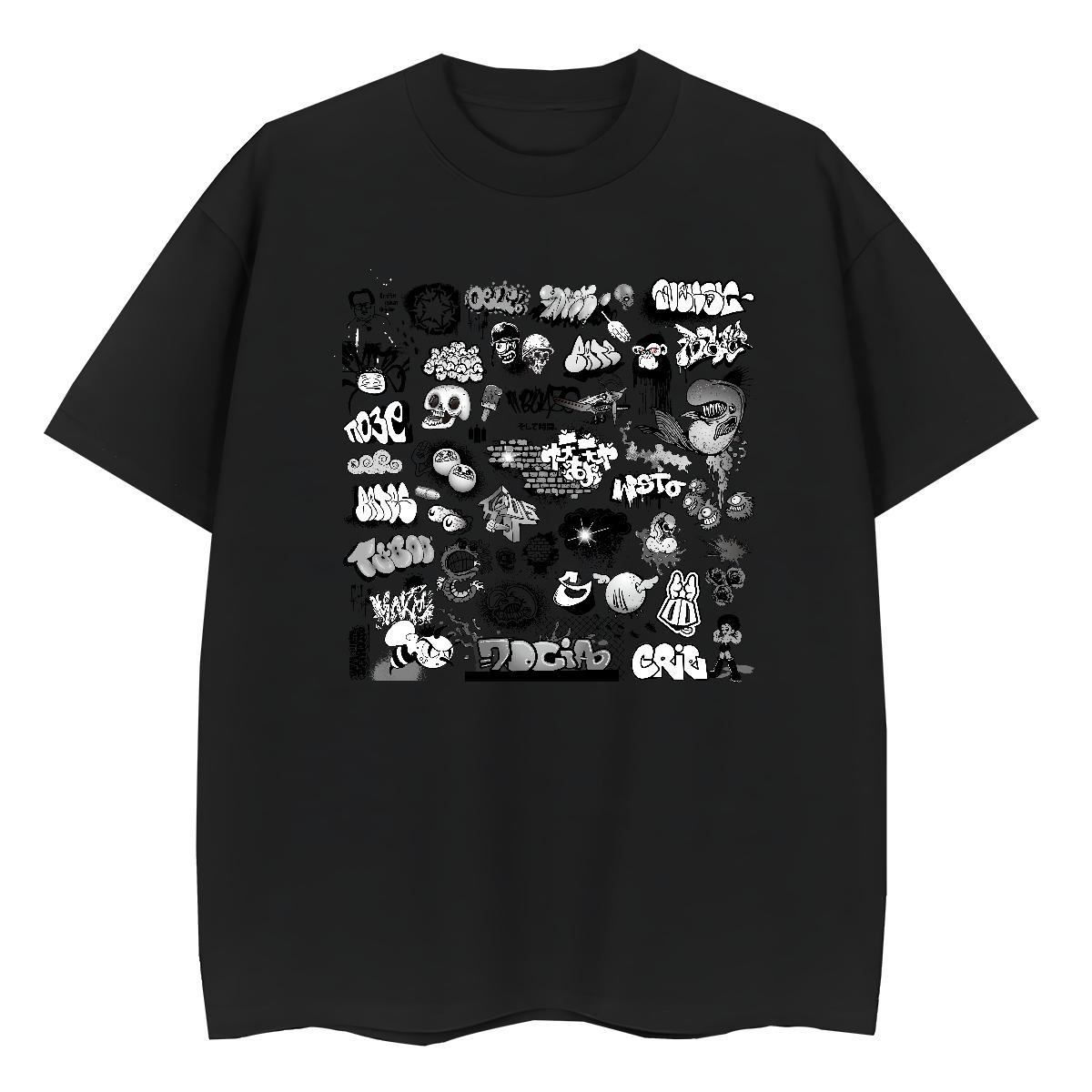 Popular Mens T Shirts 100% Cotton 230g skull Sports Casual Custom Printed O-Neck Short Sleeve Couples T Shirts New Arrival Clothes