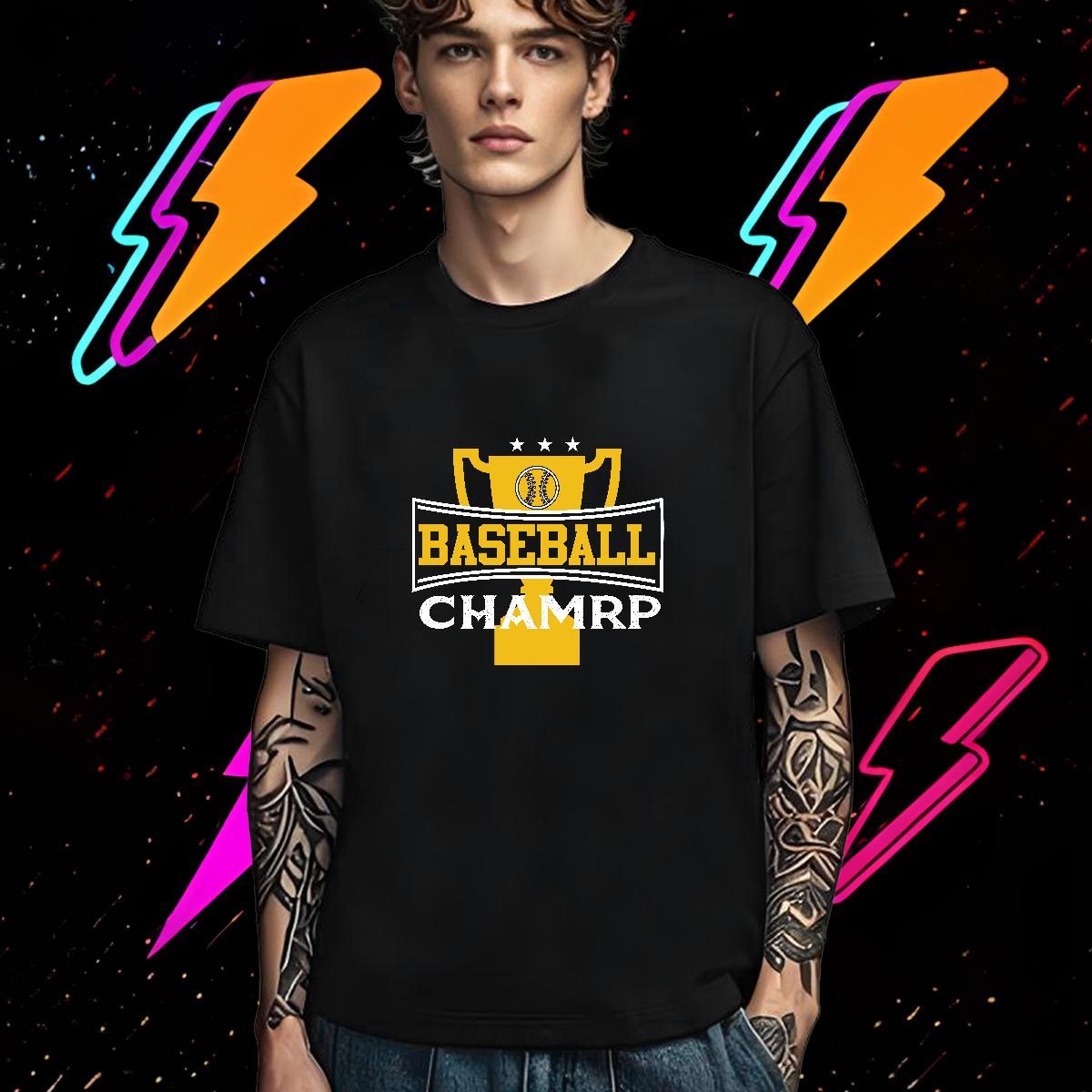 Wholesale T Shirt For Man 230g 100% Cotton baseball Hip Hop Street Custom Anime Short Sleeve Soft Tshirts Casual New Top Tees