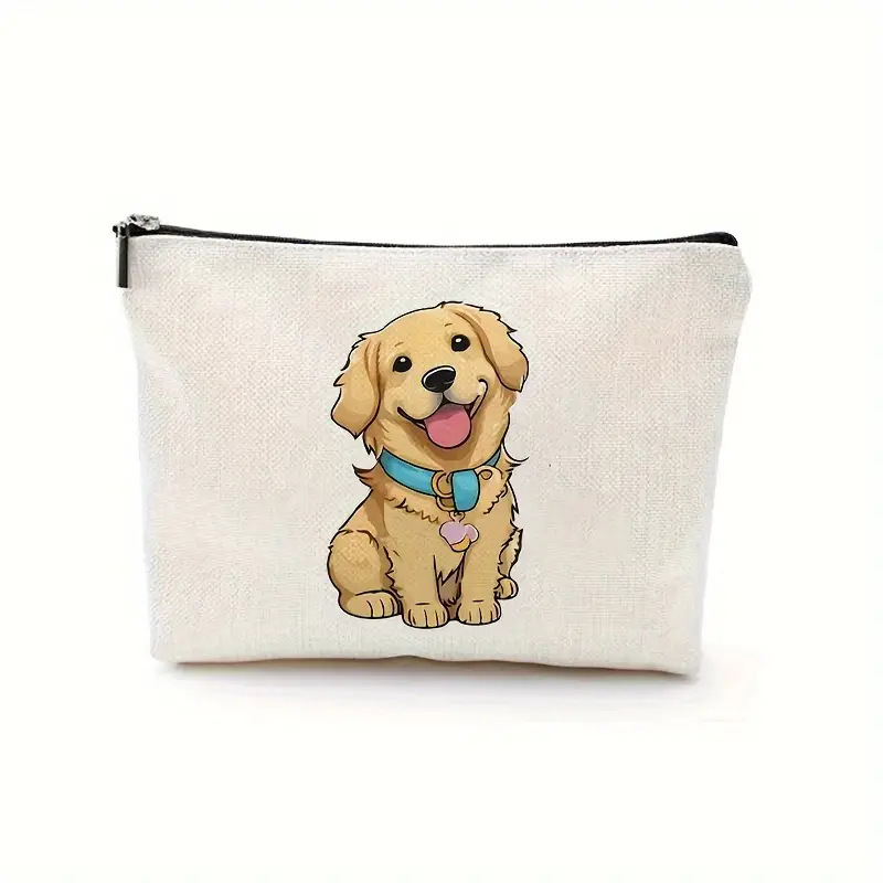 Women Cute Style Dog Print Makeup Bag Carry-on Bag Cosmetics Storage Bag Gift Free shipping
