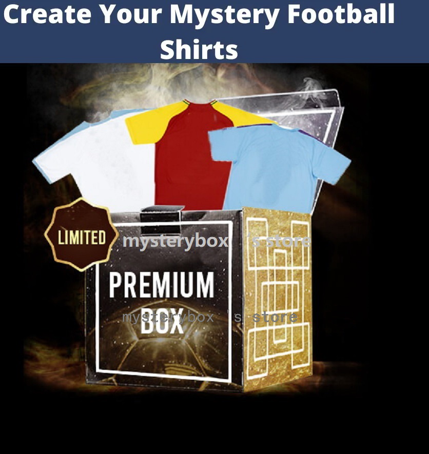 Mystery Box Soccer Jerseys Premium Boxes Jersey Any Seasons Standard Football Top Perfect Gift For Fan All New With Tags Any Teams On The World Hand-p