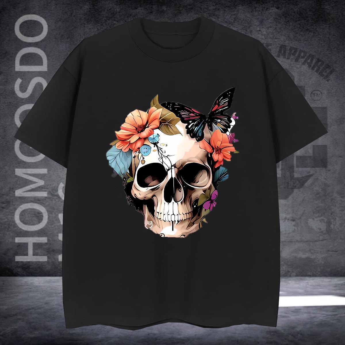 Comfortable Man T Shirts 230g 100% Cotton flower Daily Outfit Custom Printed Short Sleeve Soft Couples T Shirts Wholesale Tees
