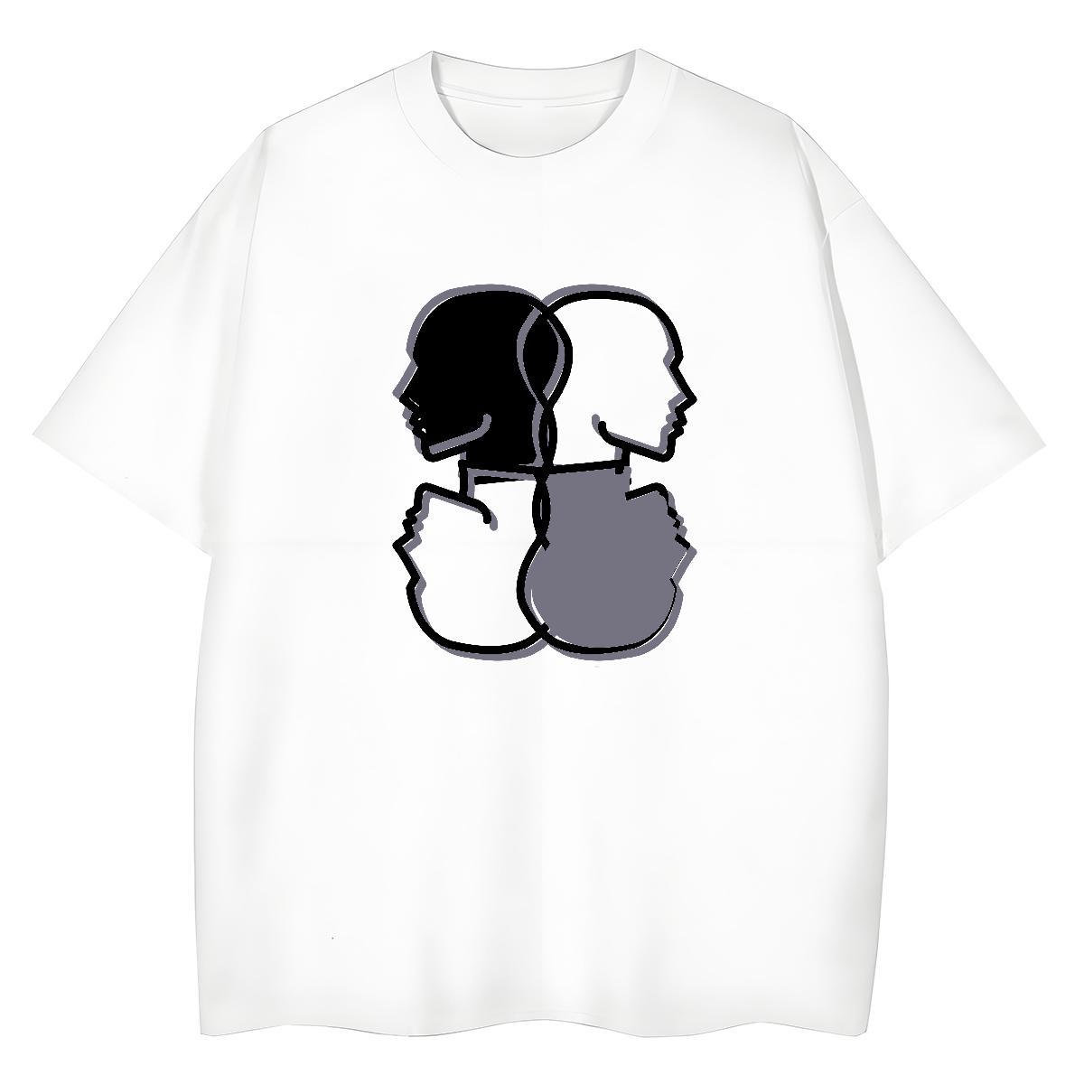 Soft Women Tees 100% Cotton 230g icon Sport Womens T Shirts Crew Neck Anime Oversized Top Shirts