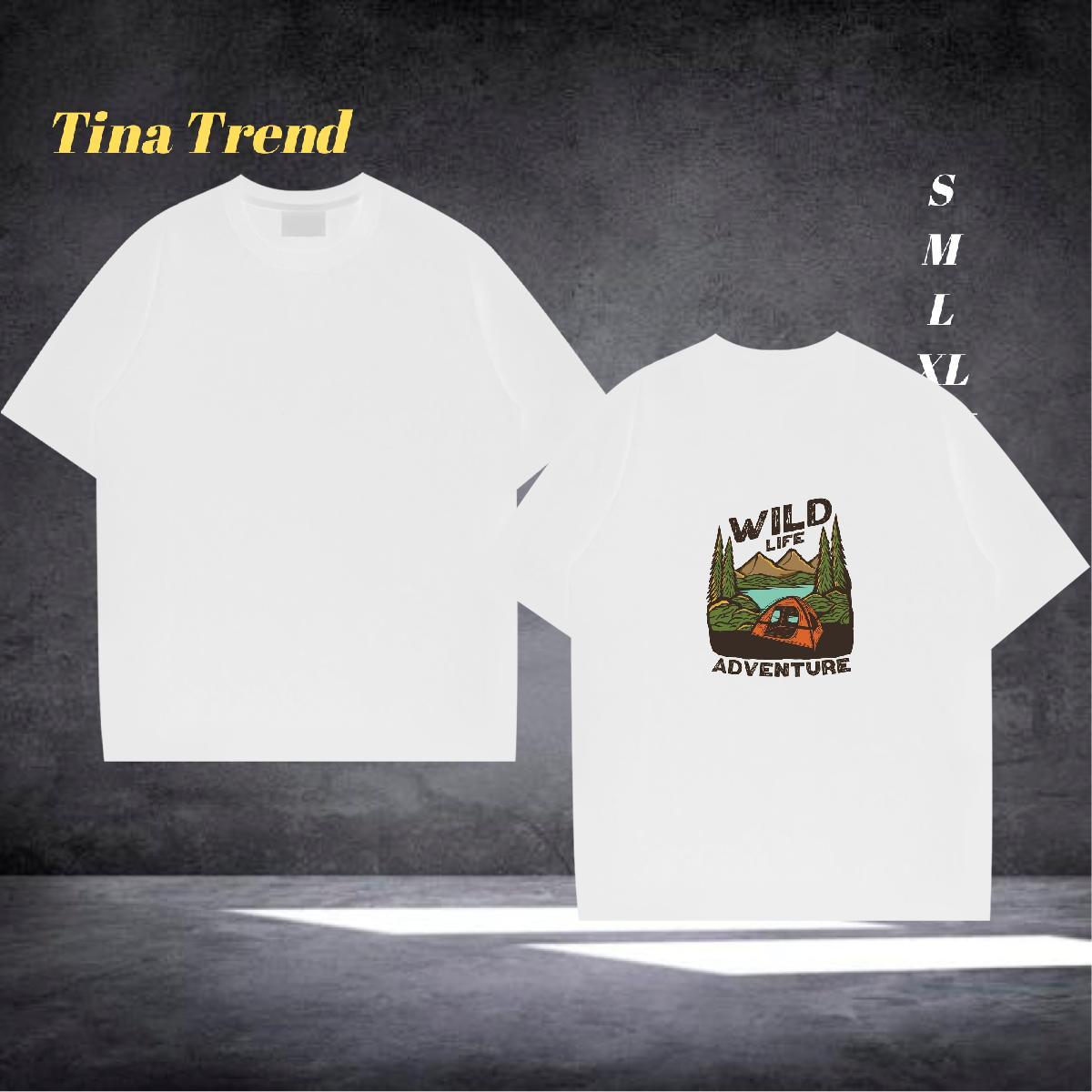 Cool Design Mens T Shirts 230g Cotton mountains Summer Casual Graphic Crew Neck Breathable Tshirt for Man Woman Fashion Casual Tshirts