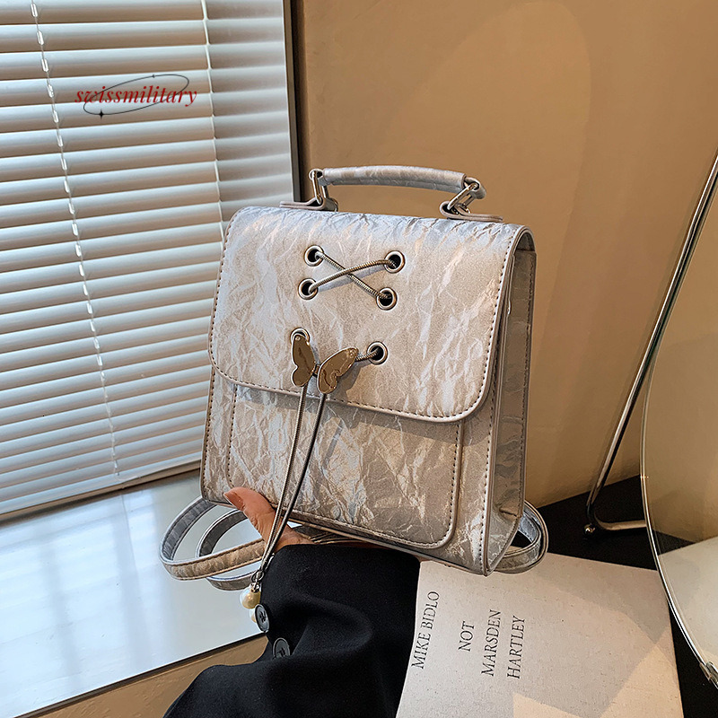 Swissmilitary Sier bow with niche design women in summer, simple versatile backpack for women, high-end and fashionable bag #34