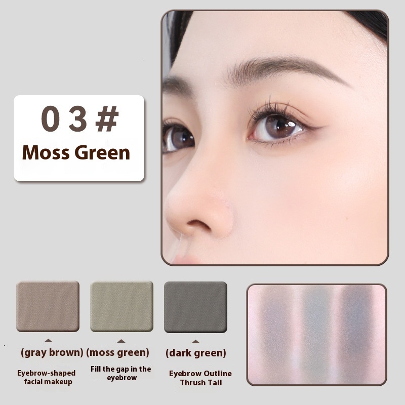Triple Play of Colors by NOVO Mist - Professional Quality Eyebrow Pencil with Shaving Disc, Eye & Nose Shadow Application Toolkit