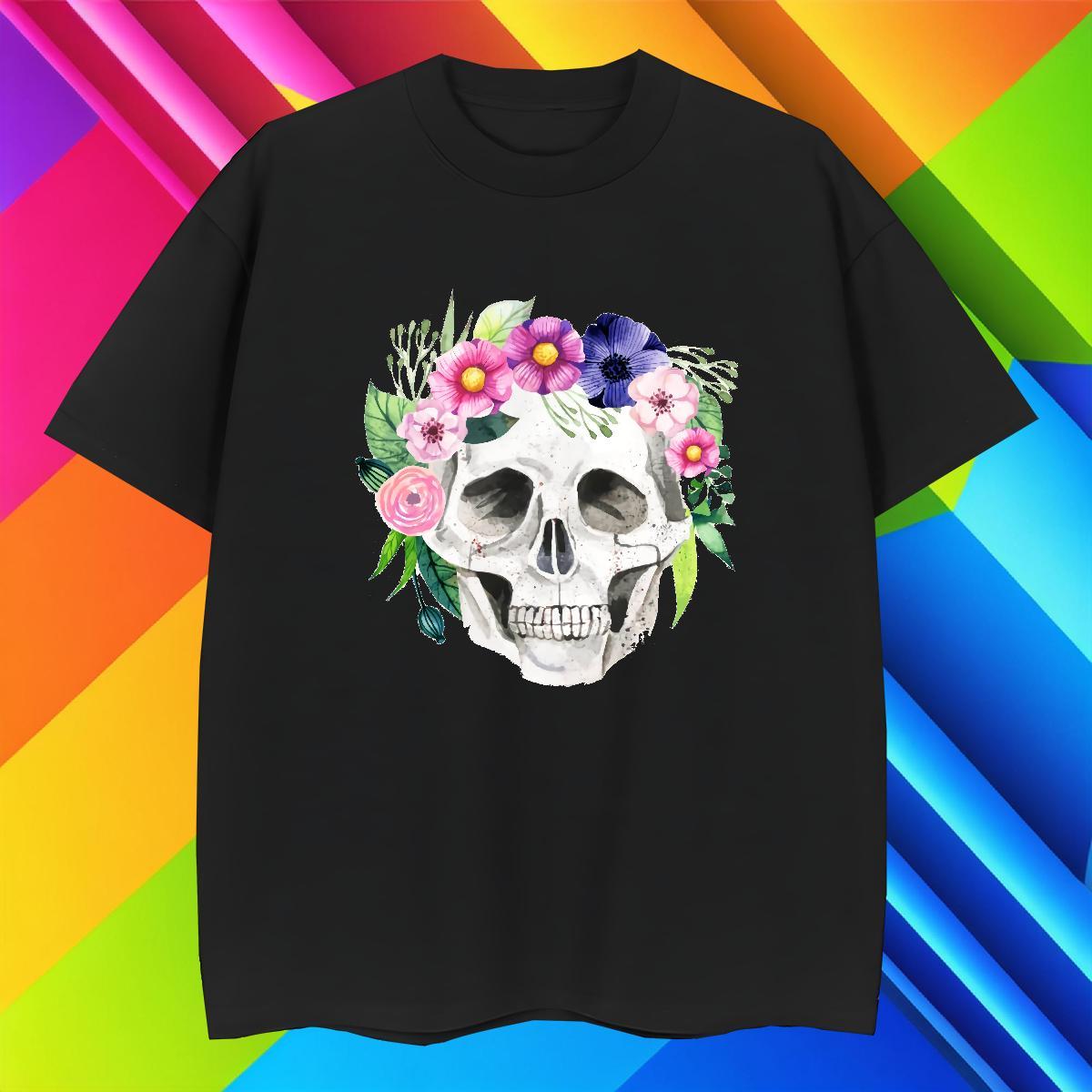 Loose T Shirt For Man 230g 100% Cotton flower Beach Custom Print Plus Size Pure Cotton Men Tshirts Factory Direct Polos