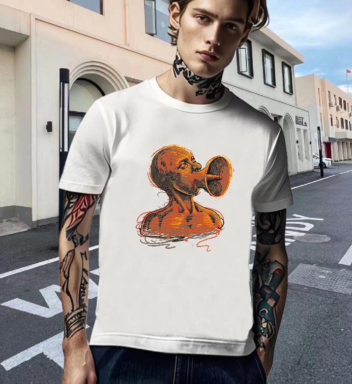 Unisex Men T Shirts 100% Cotton 230g ET Sport Custom Printed Breathable Short Sleeve Tshirt for Man Woman New Designer Clothings