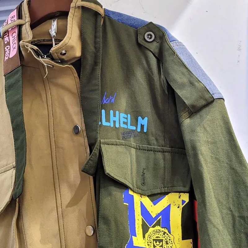 Fashion Streetwear Jacket Women Autumn Lapel Loose Single Breasted Long Sleeve Denim Coat Female