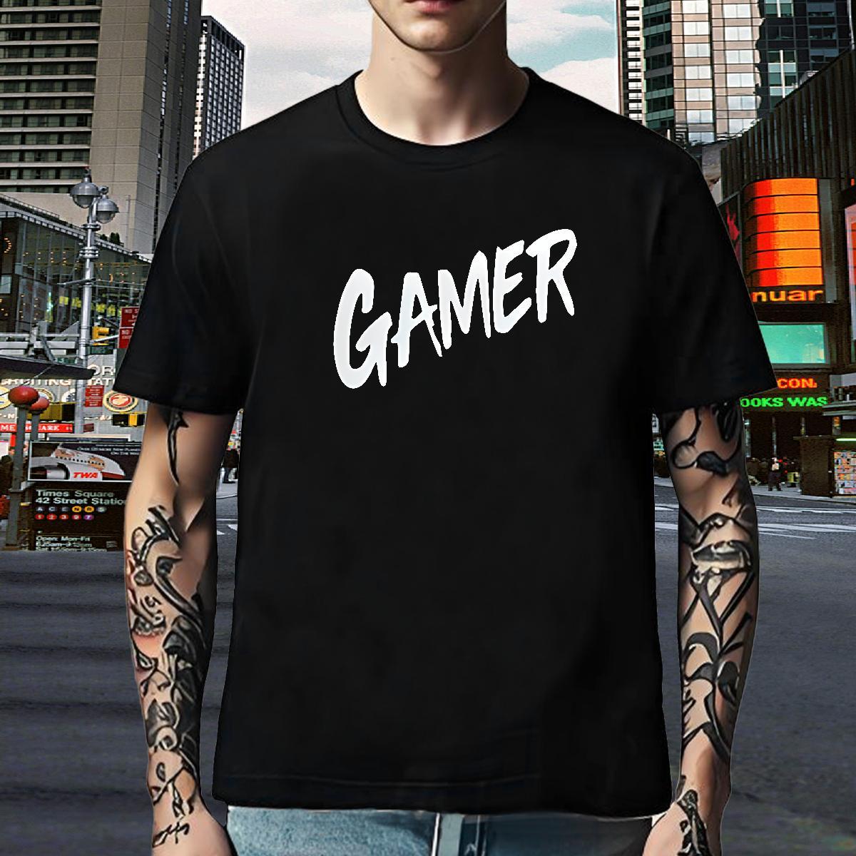 Popular Men T Shirts 230g 100% Cotton letter Street Wear Floral Print Crew Neck Breathable Tshirts 2024 Summer Tees