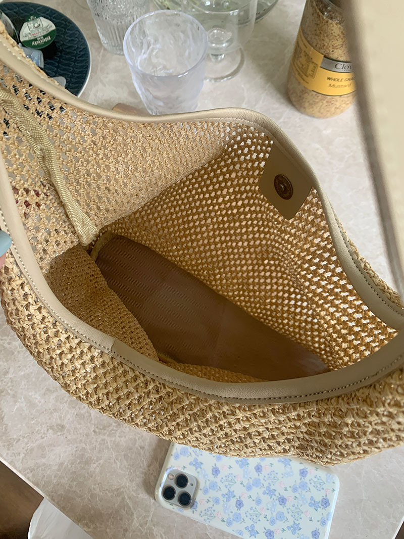 Women Bag French Style Straw Bag Literary Style Work Commuter Bag New Design Fashion Tote Bag Free shipping