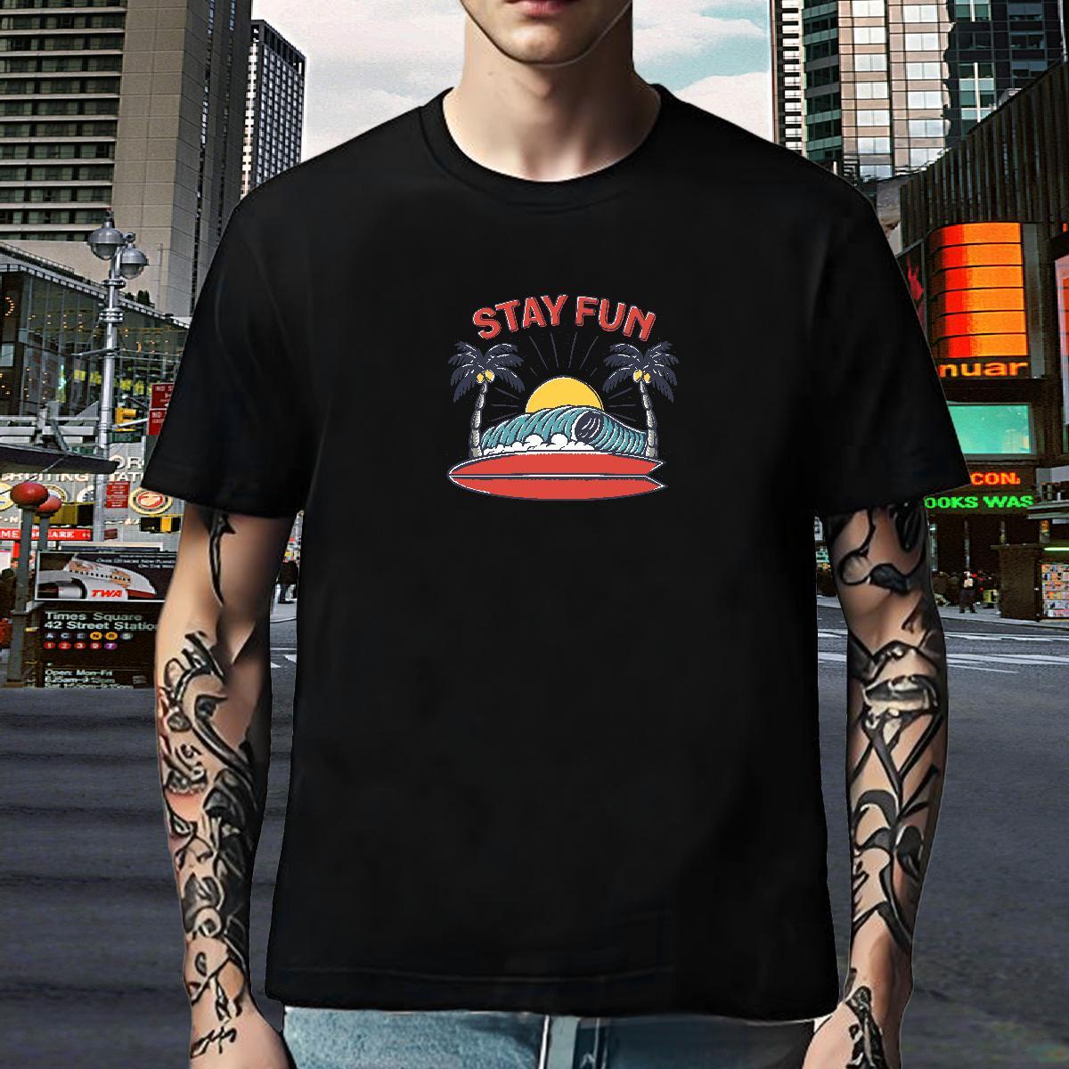 Wholesale Man T Shirts 230g Pure Cotton sea wave Beach Oversized 4XL Breathable Men Tshirts Fashion Designer Polos