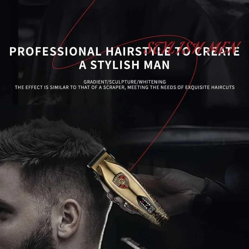 2026 Designer Kemei Barber Professional Mens Rechargeable Trimmer Beard Cordless Electric Hair Clipper W240824 Free Shipping C260312
