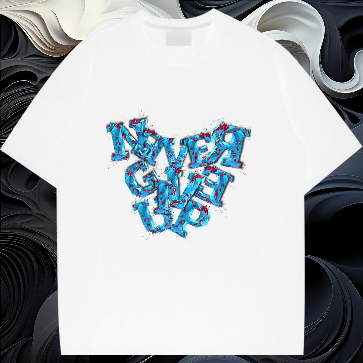 Female Women Tees 230g 100% Cotton painting Outdoor T-Shirts for Women Breathable Short Sleeve DIY Printed Top Shirts