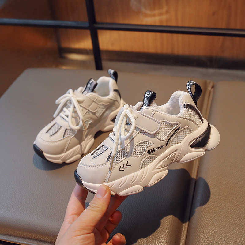 Athletic Outdoor 2023 Summer Childrens Sports Girls Mesh Breathable Single - Boys Soft Sole Non slip Casual Shoes C260130