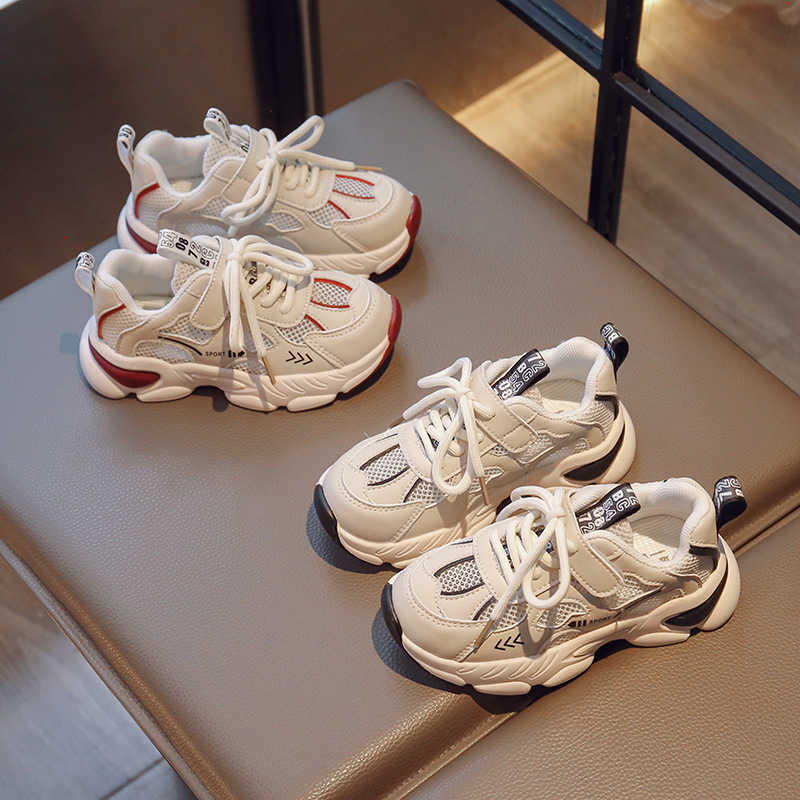 Athletic Outdoor 2023 Summer Childrens Sports Girls Mesh Breathable Single - Boys Soft Sole Non slip Casual Shoes C260130