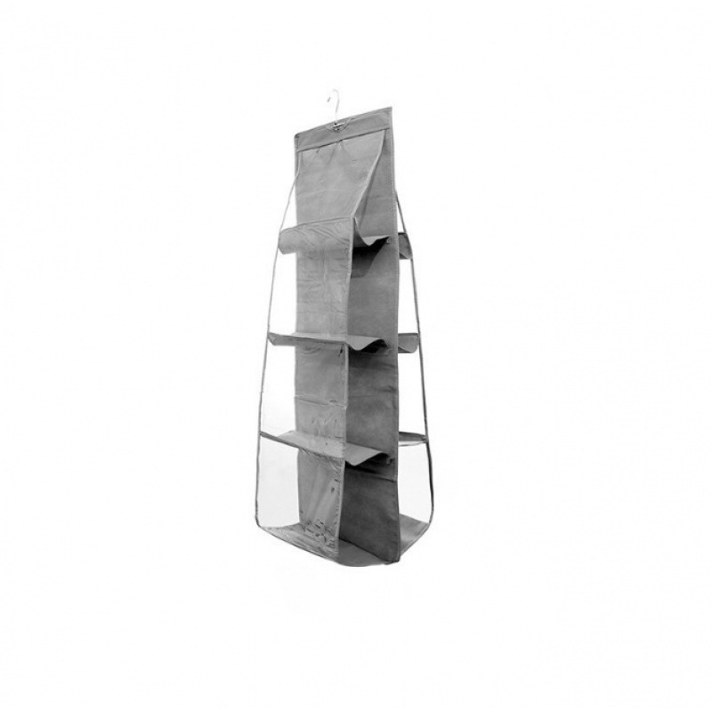 2024 New Bag Organizer Handbag Hanging Storage Bag Non woven Wardrobe Storage Bag 6-Grid Door Rear Bag Dustproof Bag