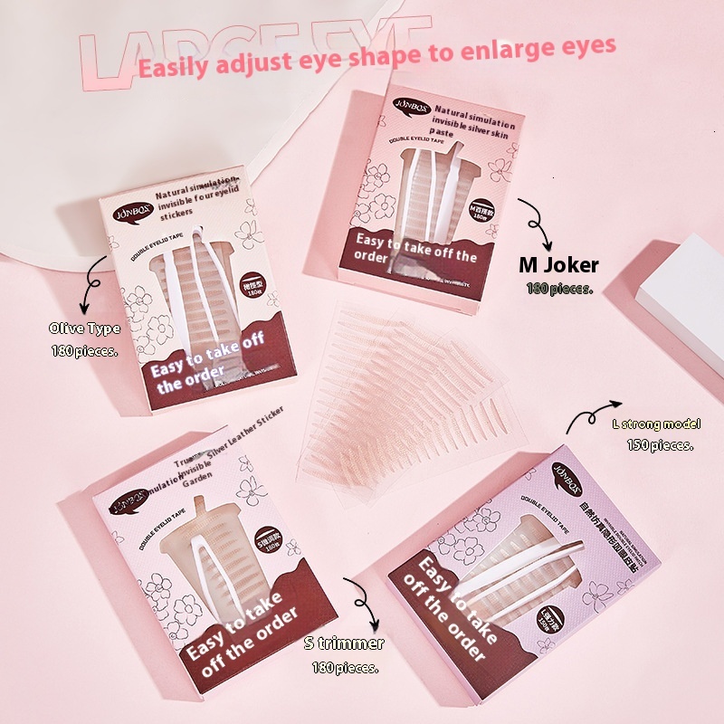 Waterproof Jonbos Beauty Patches for Double Eyelids Non-Greasy & Discreet Application