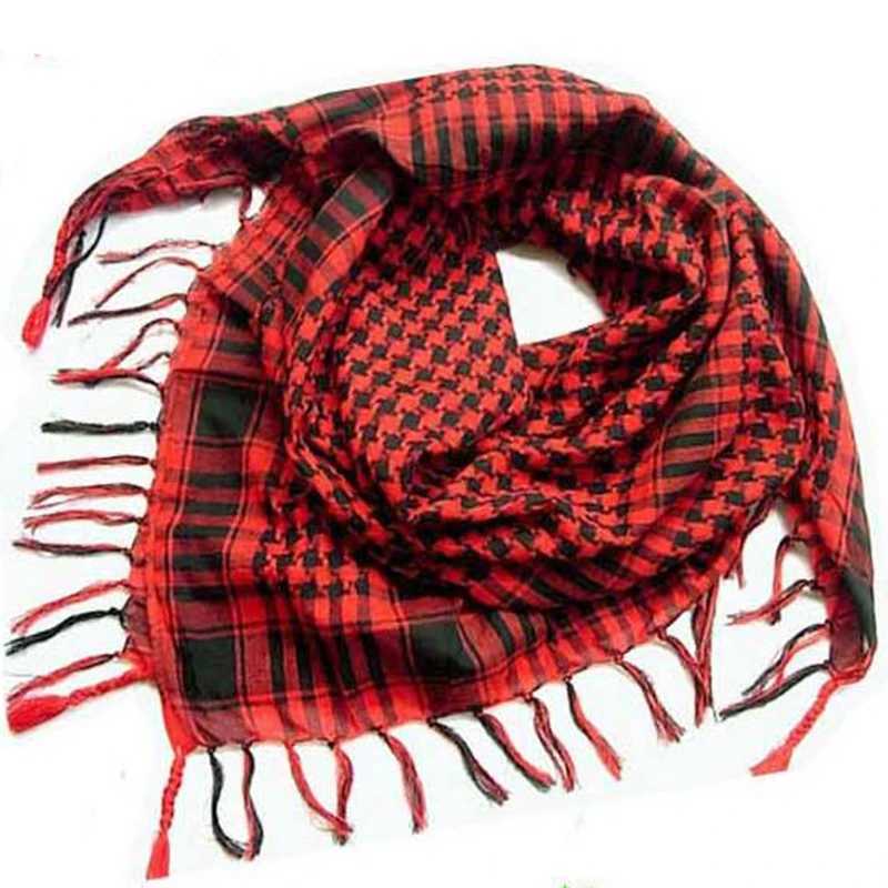 Summer breathable mens tactical Arabic scarf fashionable outdoor lightweight headscarf spring army flat head scarf to keep warm W240824