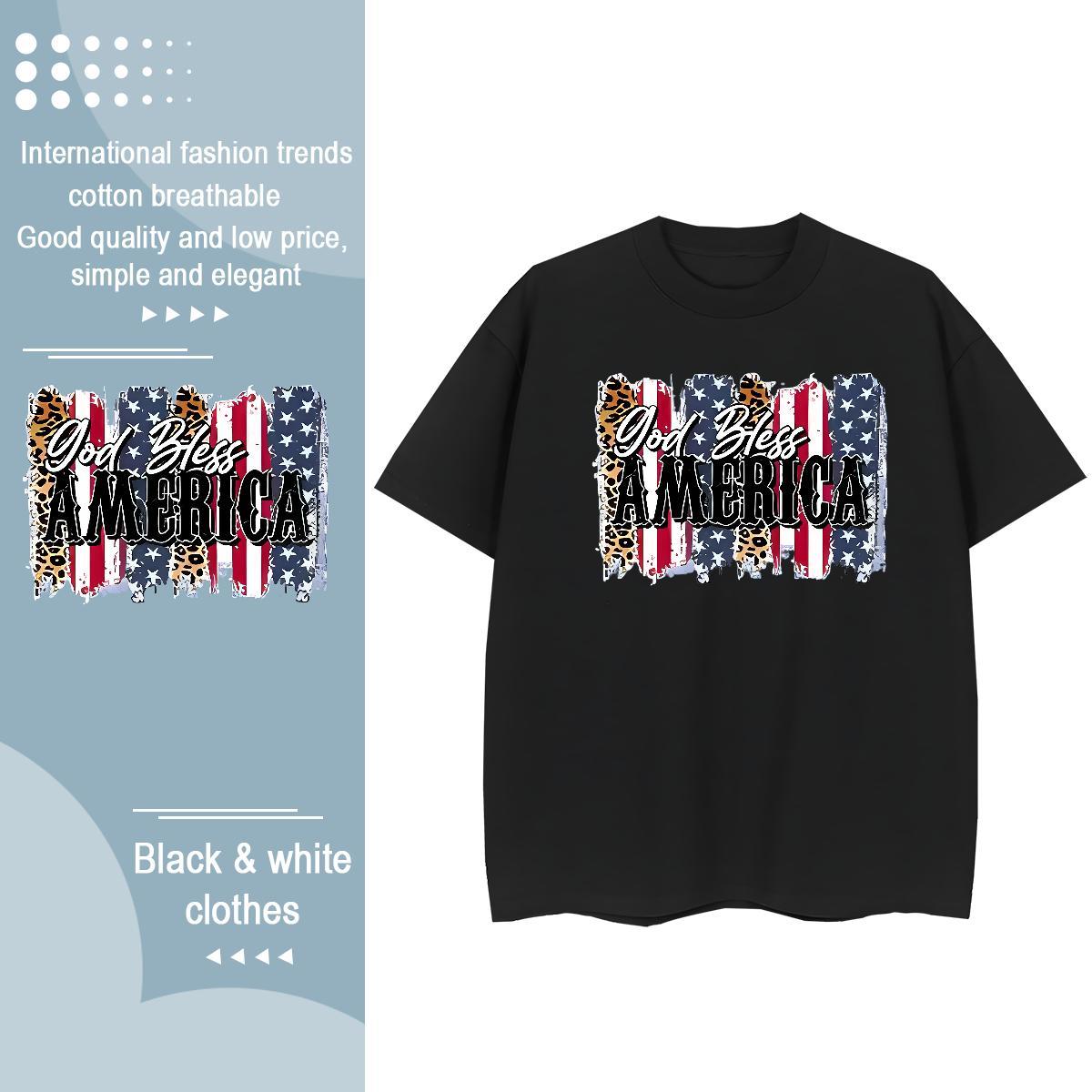 High Quality T shirt 230g 100% Cotton letter Casual DIY Printed Breathable Short Sleeve Men Tshirts Customized Tops Tees