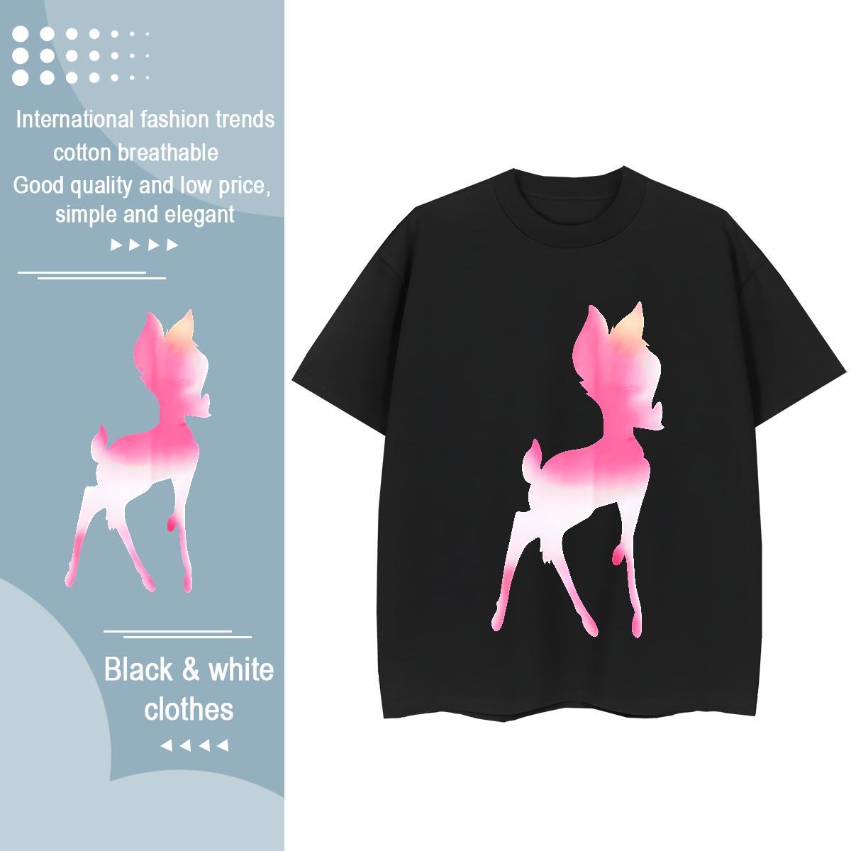 Brand Unisex Tshirts 100% Cotton 230g icon Sport Womens T Shirts O-Neck Short Sleeve DIY Printed Top Tees