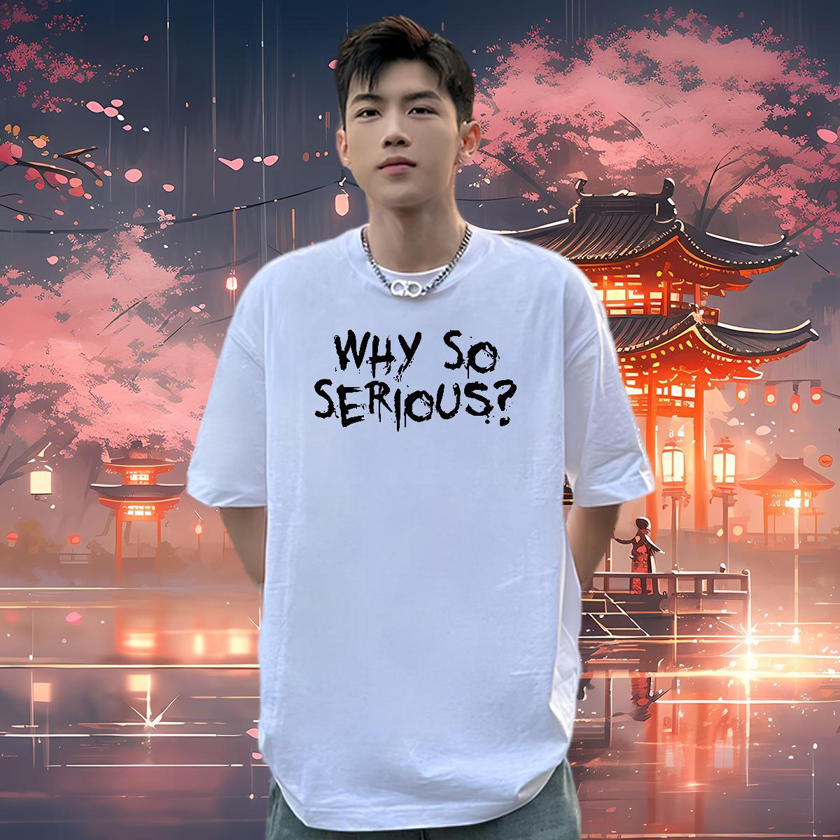 Brand Men T Shirts 230g Pure Cotton letter Sport Anime Print Breathable Men Tshirts Stylist Tops Shirt
