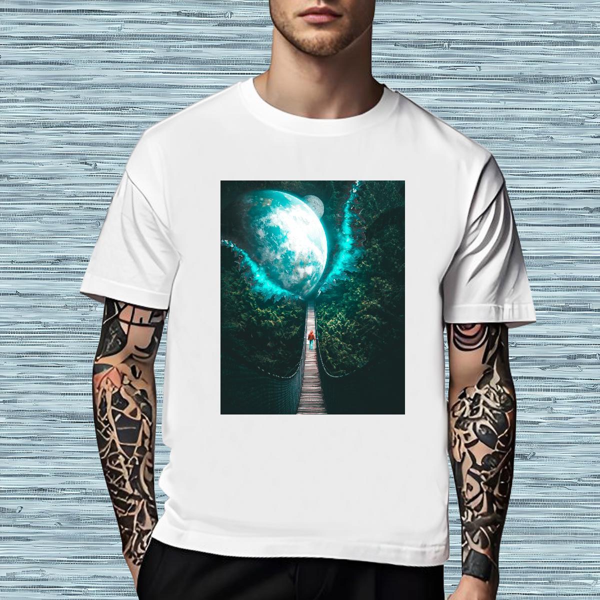 High Quality T Shirts Men 230g Cotton sky Hip Hop Street Graphic O-Neck Short Sleeve Tshirt for Man Woman Customized Top Tees