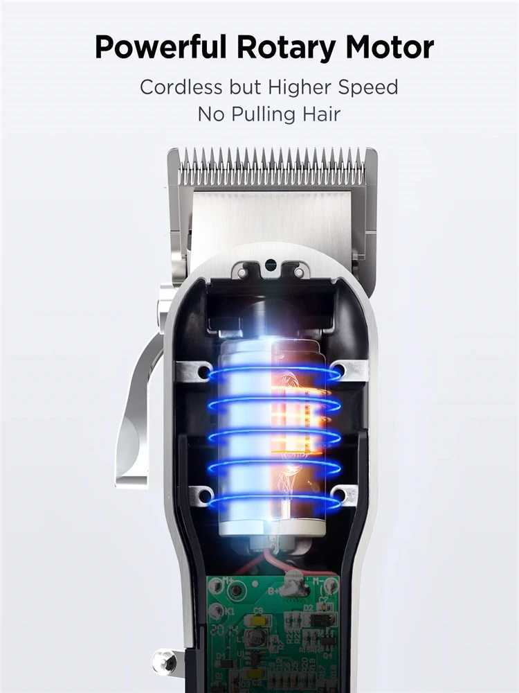Mens unlimited hair cutting professional hair cutting kit beard trimmer hair clipper cordless closed T-shaped blade trimmer W241017