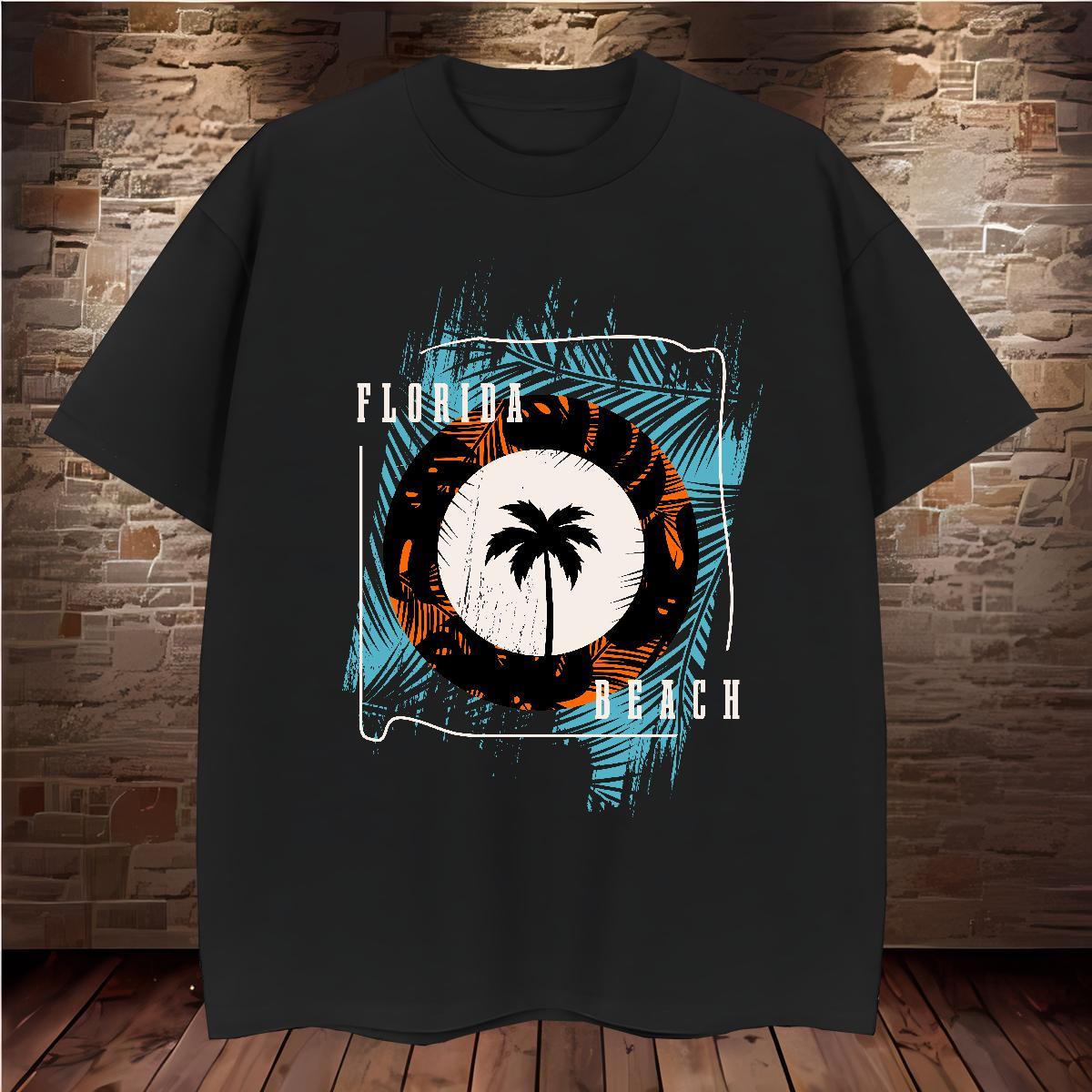 Popular T-Shirts 230g Cotton tree Daily Wear Plus Size Cartoon Breathable Soft Men Tshirts Free Shipping Clothings