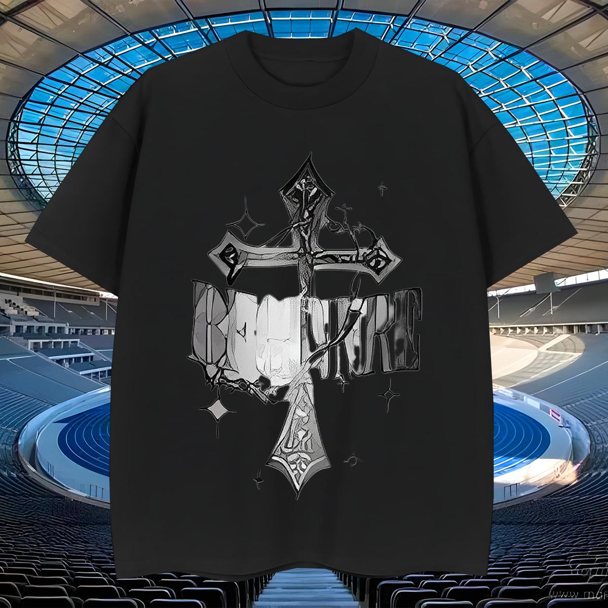 Unisex Men T Shirts 230g Cotton Religion Casual Daily Wear Custom Big Size Crew Neck Men Tees Classic Tee Shirt