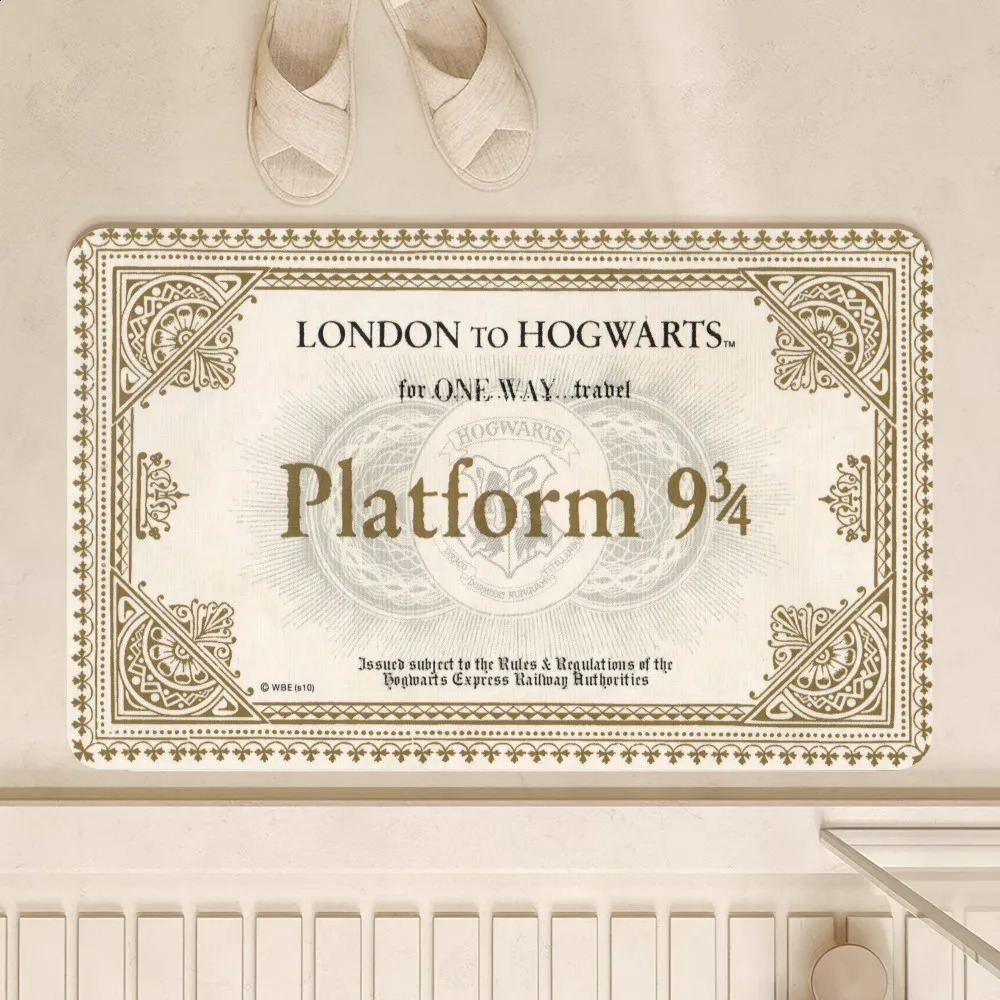 Harrys P Potter Floor Mat Bedroom Decoration Balcony Non slip Door Mat Living Room Carpet 240826