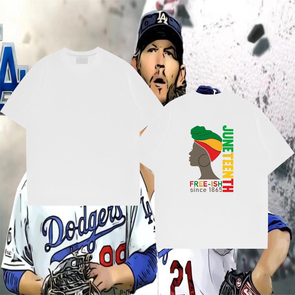 Designer Mens T Shirts 230g 100% Cotton letter Casual Daily Wear Anime Breathable Short Sleeve Men Tops Tees Fashion Top Tees