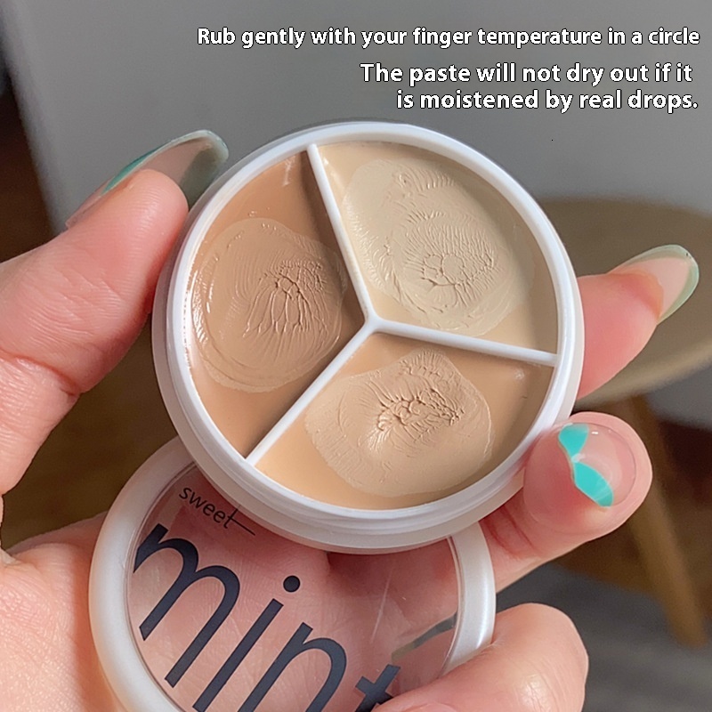 Hydrating Tricolor Cover Up Stick by Sweet Mint Cosmetics