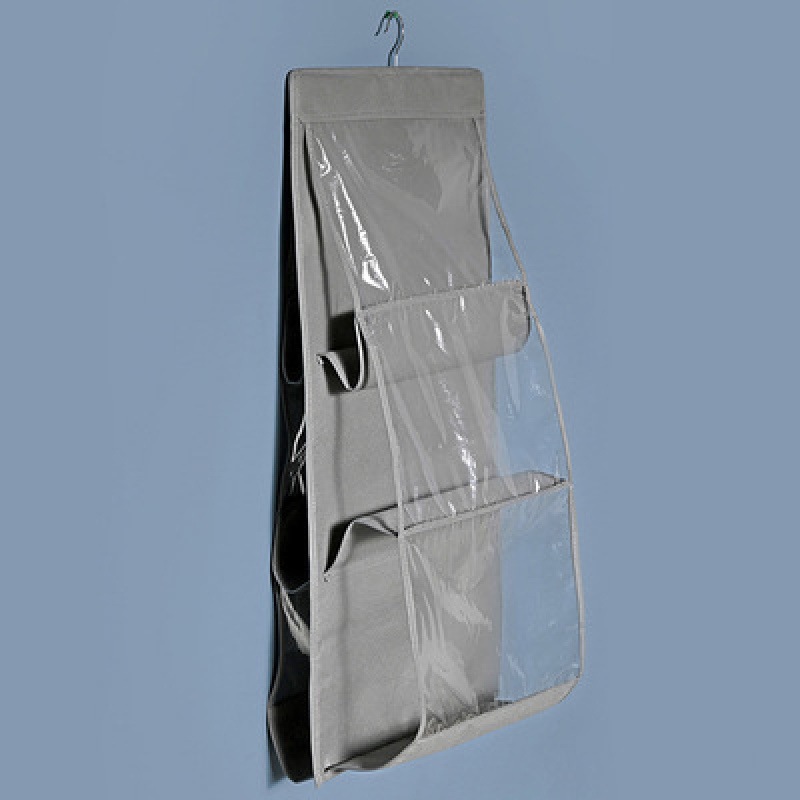 2024 New Bag Organizer Handbag Hanging Storage Bag Non woven Wardrobe Storage Bag 6-Grid Door Rear Bag Dustproof Bag