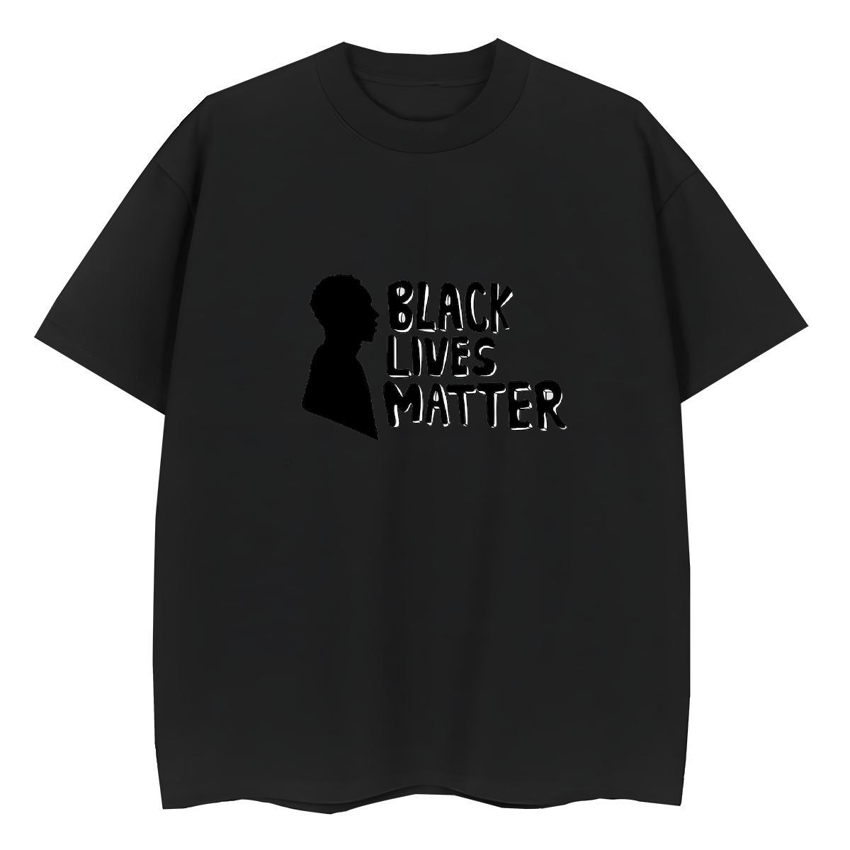 Loose Mens T Shirts 230g Cotton letter Beach Custom Cartoon Breathable Couples T Shirts 2024 New Tshirts
