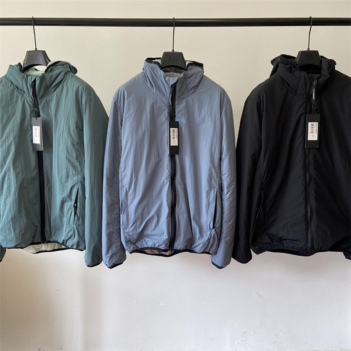 Men's Down Jacket Windproof Winter Hoodies Outdoor Sports Thick Coat with Goggles Zipper Pocket Cotton parkas Size M-2XL