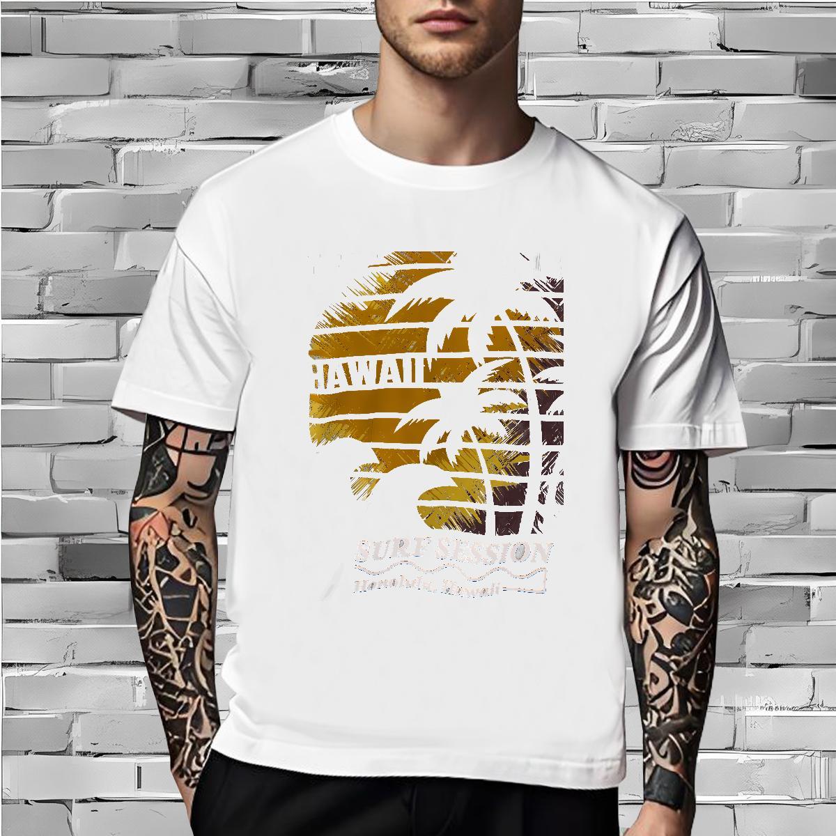 Brand Mens T Shirts 100% Cotton 230g tree Casual Daily Wear Oversized 4XL Breathable Short Sleeve Couples T Shirts DIY Top Tees