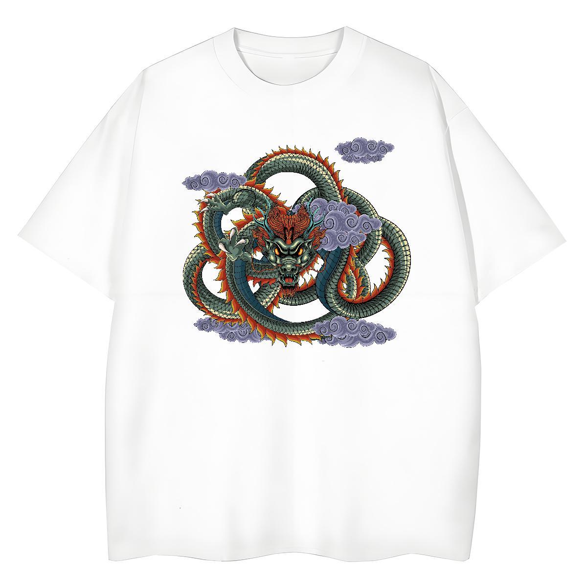 Comfortable T-Shirts for Men 230g Cotton fierce Spring Summer Custom Print Oversized Crew Neck Men Tshirts Brand Tees Shirts