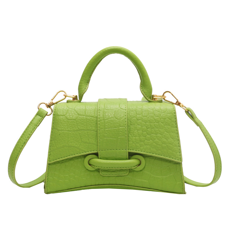 Solid color hand-held shoulder bag casual and versatile armpit bag