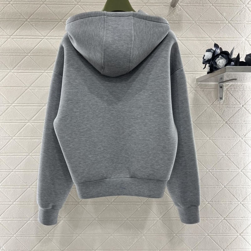 Spring Fashion Women Gray Hoodie and Skirt Set - Casual and Versatile Two-Piece Outfit 240824