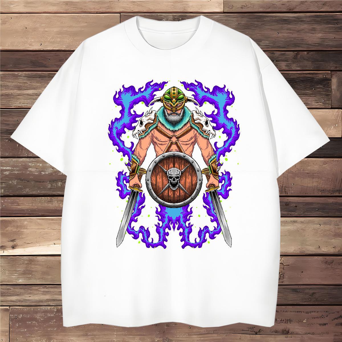 Cool T Shirts Men 230g Cotton ET Street Casual DIY Pure Cotton Tshirt for Man Woman Customized Polos