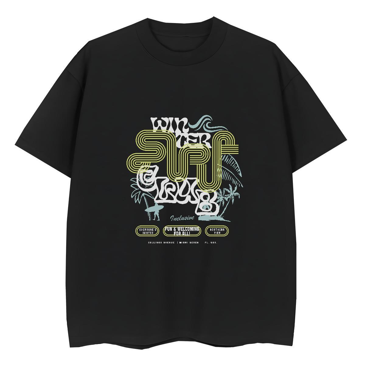 Wholesale T shirt 100% Cotton 230g beach Daily Wear Custom Big Size Round Neck Short Sleeve Men Tshirts DIY Customized Tops Tees