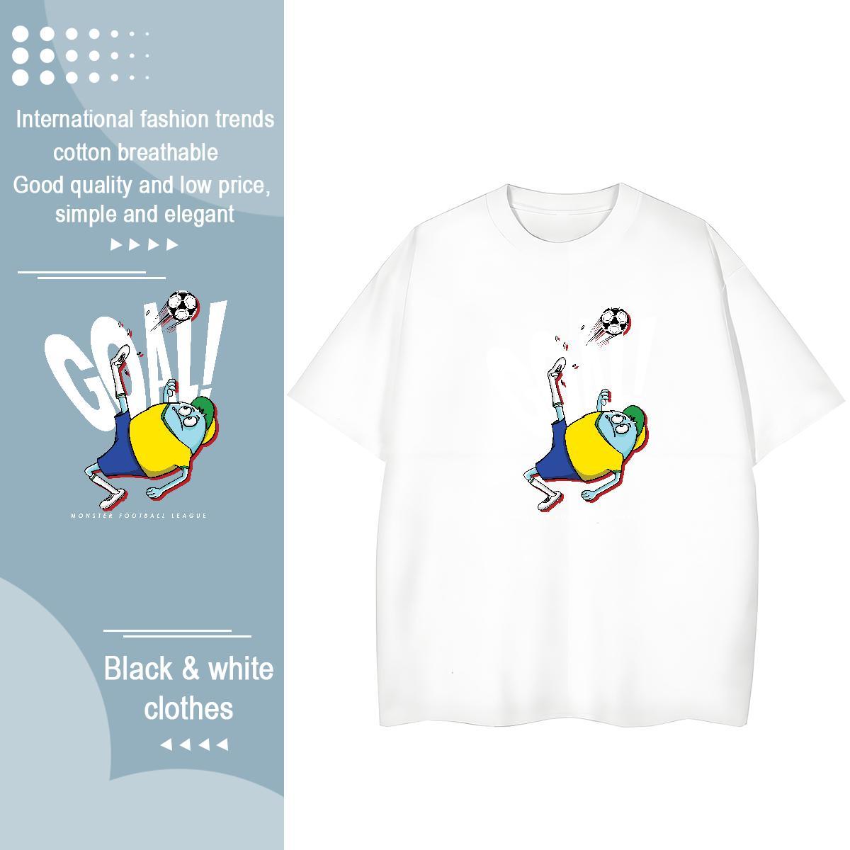 Brand Womens Tshirts 230g Pure Cotton USA Sports Street Wear Womens T Shirts Breathable Short Sleeve DIY Anime Printed Tees