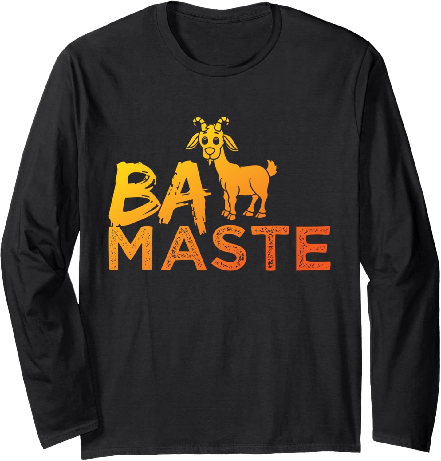 Long Sleeve Shirts for Men sweatshirt Baa Maste Goat Yoga Design Crazy Animal Funny Gift Long Sleeve Tee Streetwear Casual tops