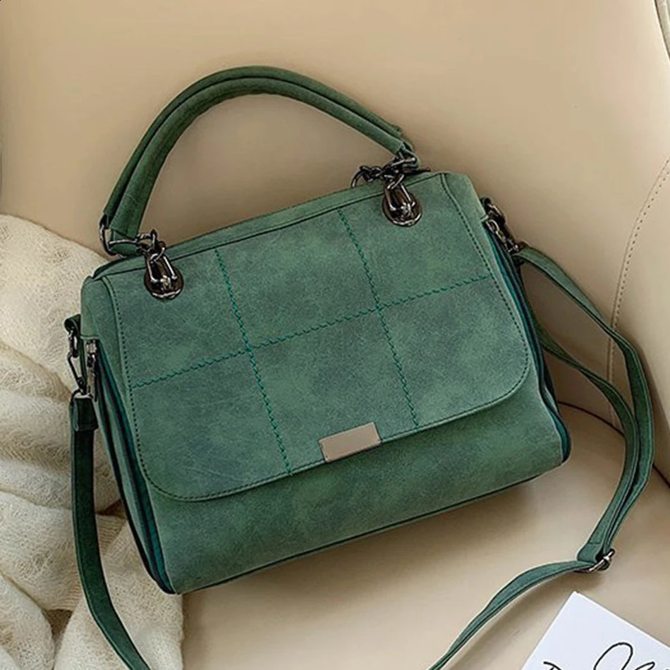 Leisure shoulder bag highquality soft matte leather cross body womens y handbag ner Sac A Main 240826