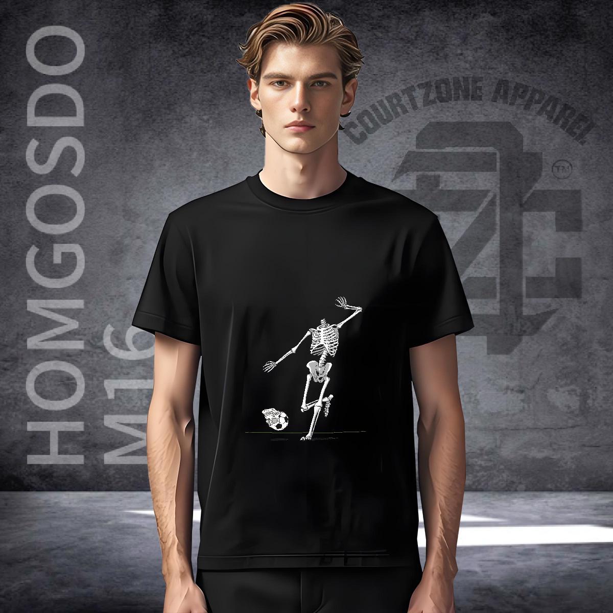 Loose Fit T shirt 100% Cotton 230g skull Street Wear Plus Size Custom Breathable Short Sleeve Men Tees Brand Top Tees