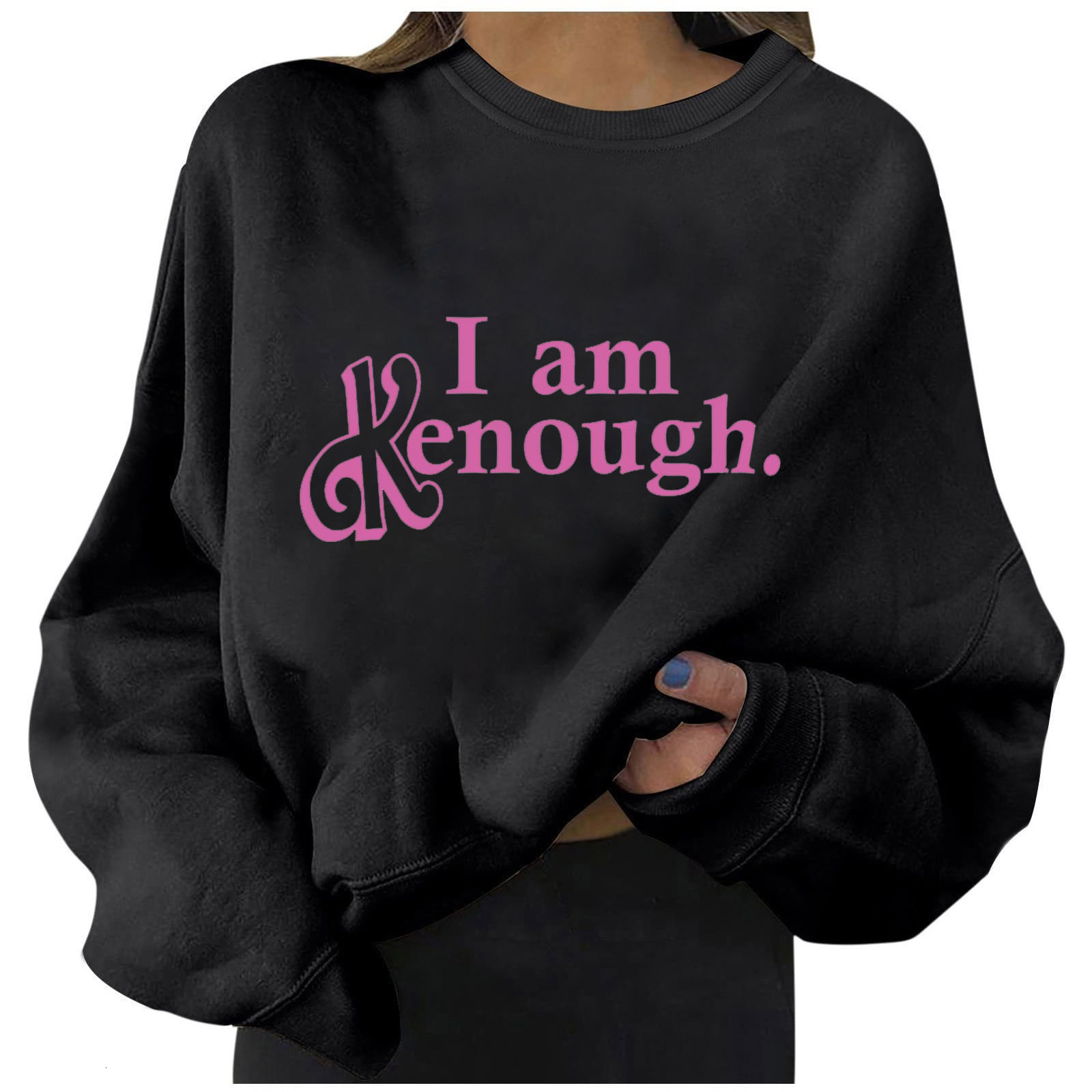 new letter personalized printed hoodie loose plus size for women dongdumaoyi