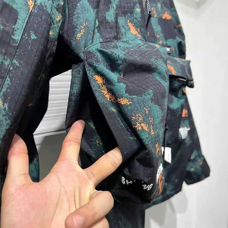 Owen Seak Mens Cotton Jacket Gothic Mens Clothing Autumn Zipper Flight Jacket Womens Hip Top Black Coat W2408266